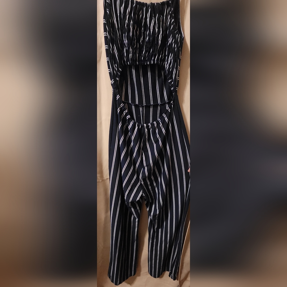 Striped jumpsuit - Picture 3 of 5